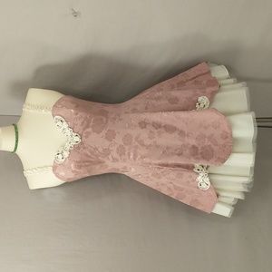 Vintage Flirty Party Dress Dance Costume Short Mini Fit & Flare 80s 90s Sexy Fem